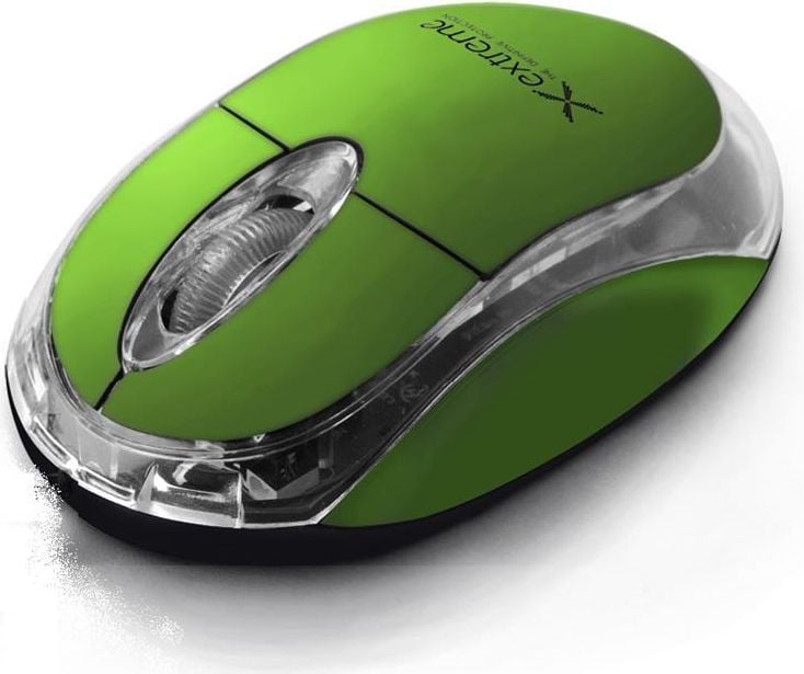 Mouse - Mouse Esperanza Extreme XM105G, Optic, USB, fara fir, 1000 DPI, 3 butoane, Verde