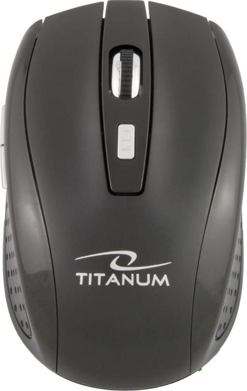Mouse Esperanza Titanum Snapper TM105K, Optic, USB, fara fir, 1000 DPI, 6 butoane, Negru