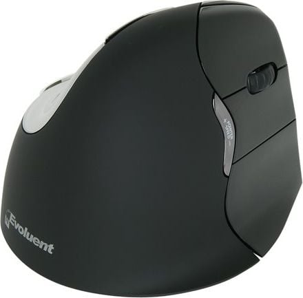 Mouse Evoluent Vertical Mouse 4 Mac VM4RM, Optic, Bluetooth, Wireless, 2800 DPI, 7 butoane, Negru