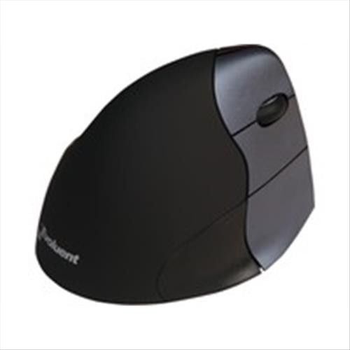 Mouse Evoluent VerticalMouse 4 Right 500788, Optic, USB Wireless, 2600 DPI, 6 butoane, Negru-Gri