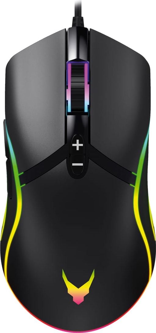 Mouse Gaming Varr VGMB03, Iluminare RGB, 6400 Dpi, Negru