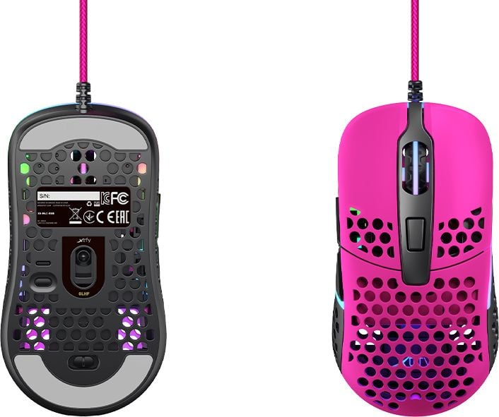 Mouse Gaming Xtrfy M42 Pink RGB, Roz
