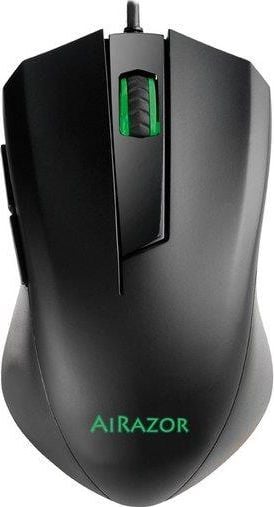Mouse LC-Power M810RGB AiRazor LC-M810RGB, Optic, USB, cu fir, 5000 DPI, 4 butoane, Negru
