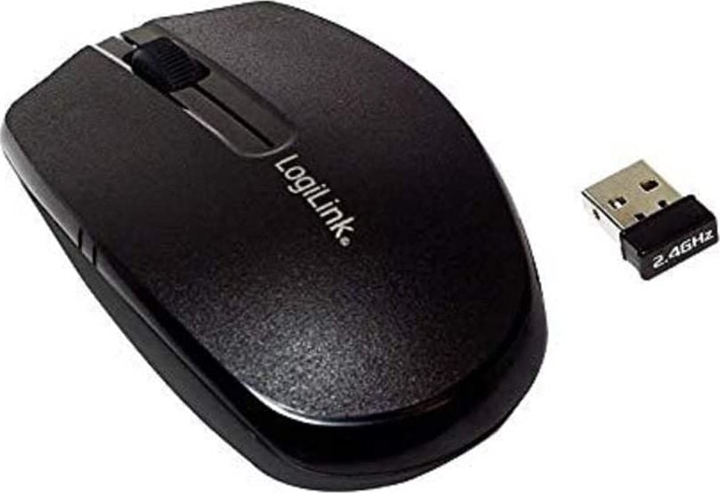 Mouse LogiLink ID0114, Optic, USB, Wireless, 1200 DPI, 3 butoane, Negru