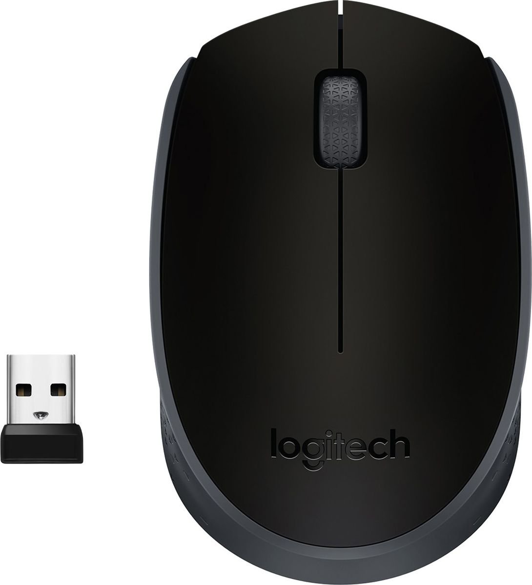 Mouse Logitech M171 910-004424, Optic, fara fir, USB, 1000 DPI, Negru