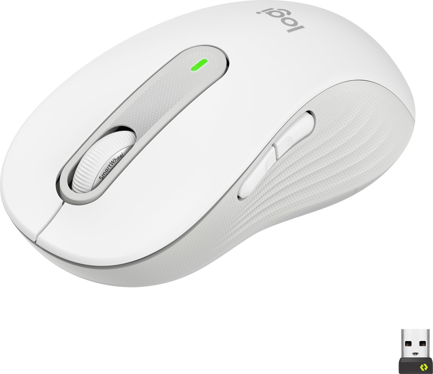 Mouse Logitech M650 L alb-gri (910-006238)