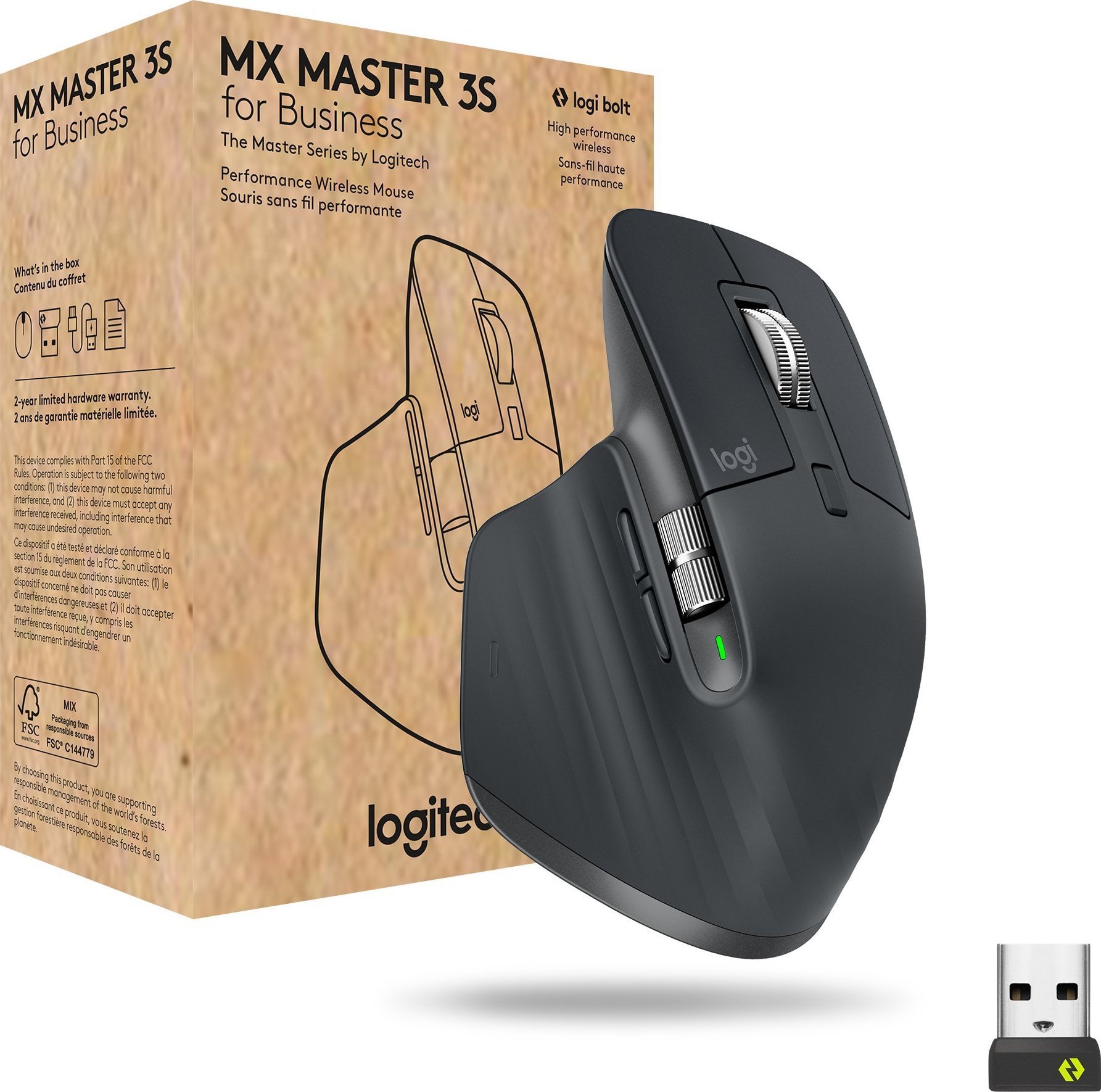 Mouse Logitech MX Master 3S pentru afaceri (910-006582)