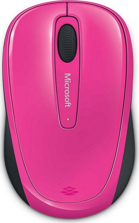 Mouse Microsoft Wireless Mobile Mouse 3500 GMF-00277, Blue Sensor, Bluetooth, Wireless, 1000 DPI, 3 butoane, Roz