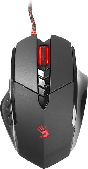 Mouse gaming - Mouse optic A4Tech Bloody V7M Gaming, A4TMYS43940, Optic, USB, 3200 DPI, 8 butoane, Negru