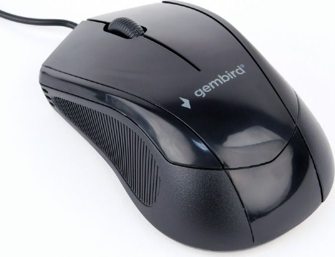 Mouse optic Gembird MUS-3B-02,1000 DPI, Negru