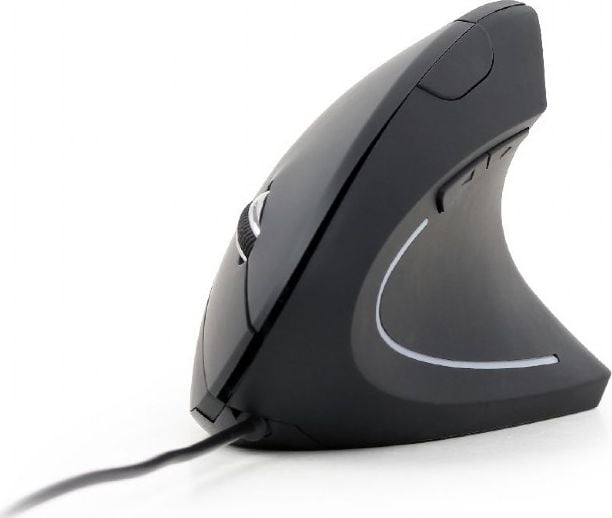 Mouse optic Gembird MUS-ERGO-01, 3200 DPI, Negru