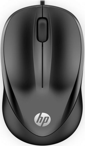 Mouse Optic HP 1000, USB, 3 butoane, 1200 DPi, Negru