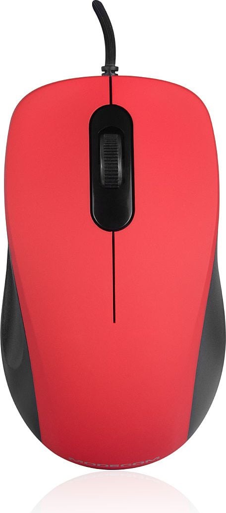 Mouse Optic Modecom M10S, USB, Black-Red