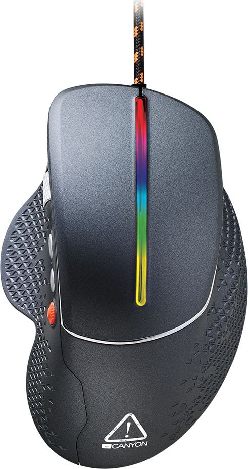 Mouse pentru Gaming Canyon Apstar, 6 butoane Programabile, 6400DPI, GRI