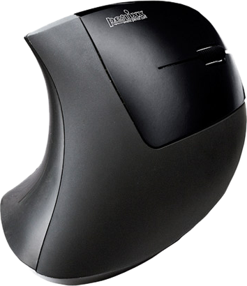 Mouse Perixx PERIMICE-713 Ergo, 11167, Optic, USB, Wireless, 2000 DPI, 5 Butoane, Negru