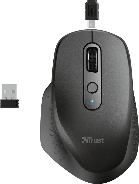 Mouse Trust Ozaa 23812, Negru