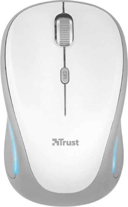 Mouse Trust YVI FX 22335, Optic, USB, 1600 DPI, 4 butoane, Alb