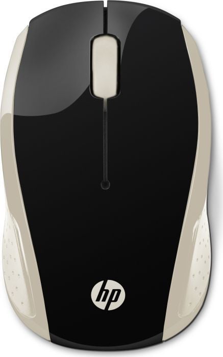 Mouse - Mouse wireless HP 200, Silk Gold