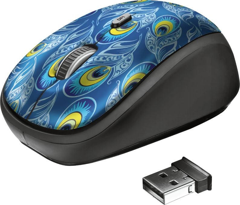 Mouse wireless Trust Yvi, Peacock