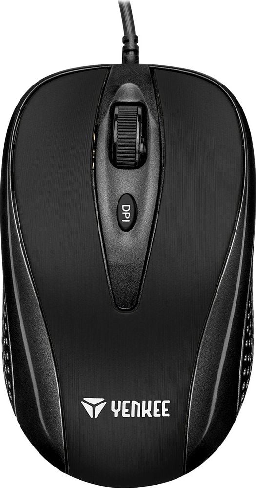 Mouse Yenkee YMS 1025BK 45012280, Optic, 2400 dpi, 4 butoane, Negru