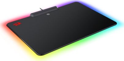 Mousepad gaming Redragon Epeius, Iluminare RGB, Negru