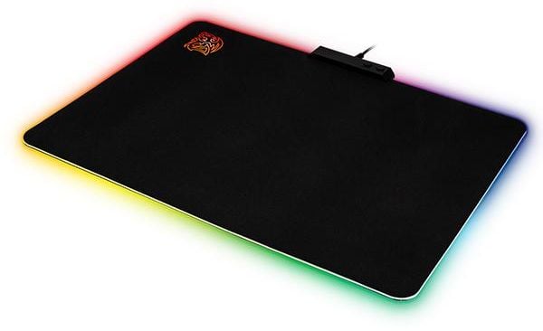 Mousepad gaming Thermaltake eSPORTS Draconem, Iluminare RGB, Negru