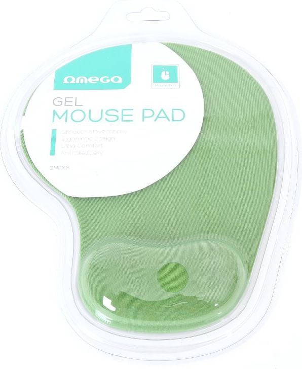 Mousepad Omega cu gel, Verde