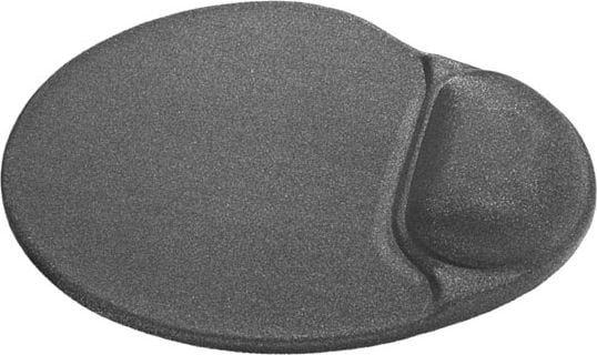 Mouse-pad, poliuretan, gri, 26x22.5cm, 5mm, apărător, lycra acoperit