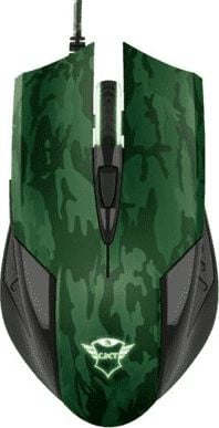 MouseTrust GXT 781 Rixa Camo, Optic, USB, 3200 DPI, 6 Butoane,Verde