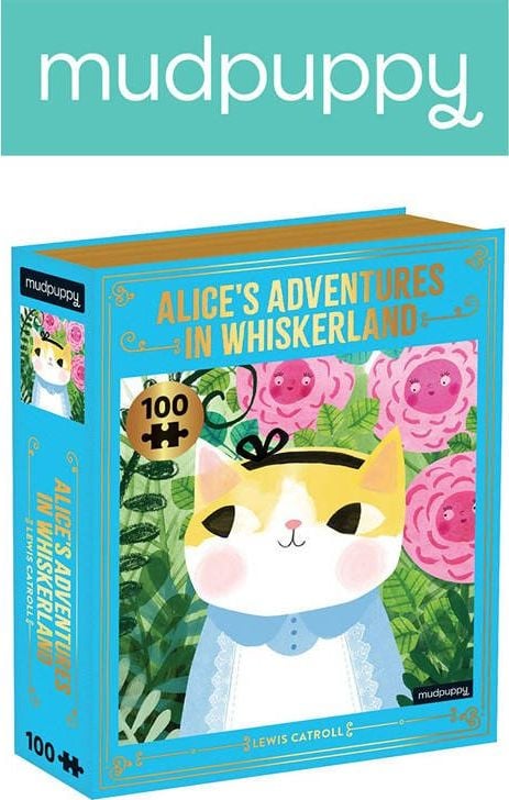 Mudpuppy Puzzle - cartea „Alice în Țara Mustaților” Kotopowieści