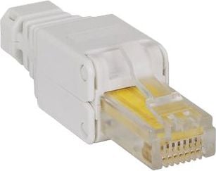 Mufă modulară Manhattan RJ45, UTP, CAT 6, gri (790482)