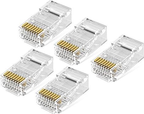 Mufa Ethernet, UGREEN, RJ45, 8P / 8C, Cat.5 / 5e, UTP 50buc.