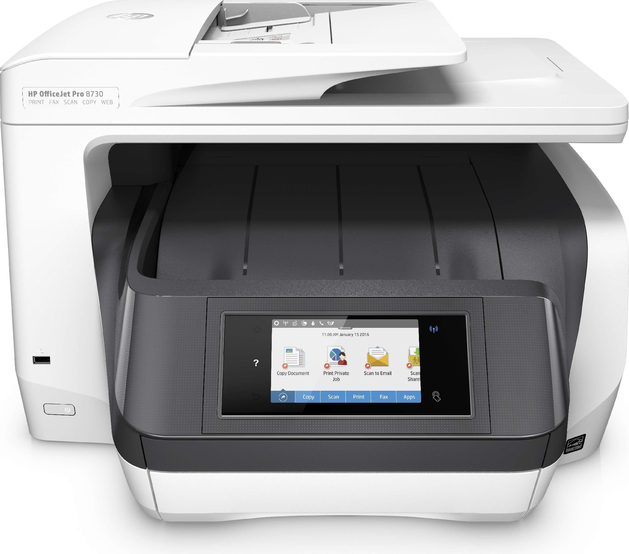 Imprimante si multifunctionale - Multifunctional Inkjet HP Officejet Pro 8730 All-in-One, Wireless, A4