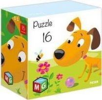 Puzzle pentru copii, Multigra, 16 piese, Multicolor