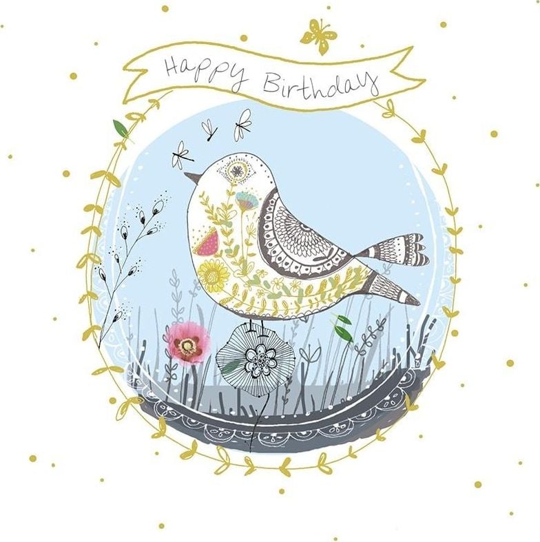 Muzee și galerii Card pătrat cu plic Ziua de naștere Ptak
