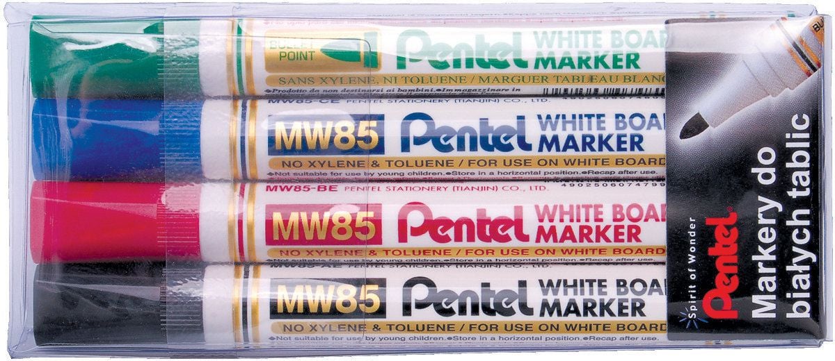 MW85 Whiteboard Marker 4 culori + CASE