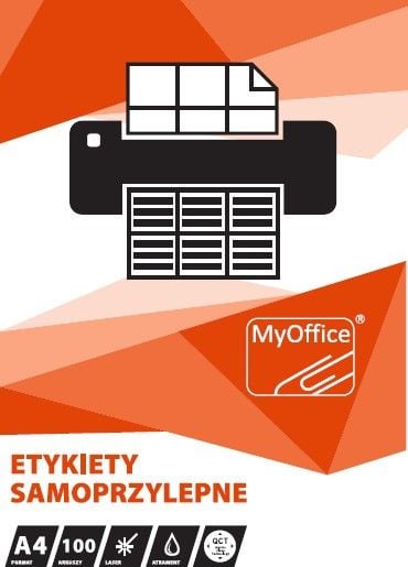 Etichete MyOffice A4 MyOFFICE 52,5 X 29,6 MM (100)