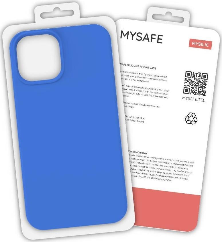 Mysafe CAZĂ SILICON MYSAFE IPHONE 7 PLUS / 8 PLUS BLUE BOX