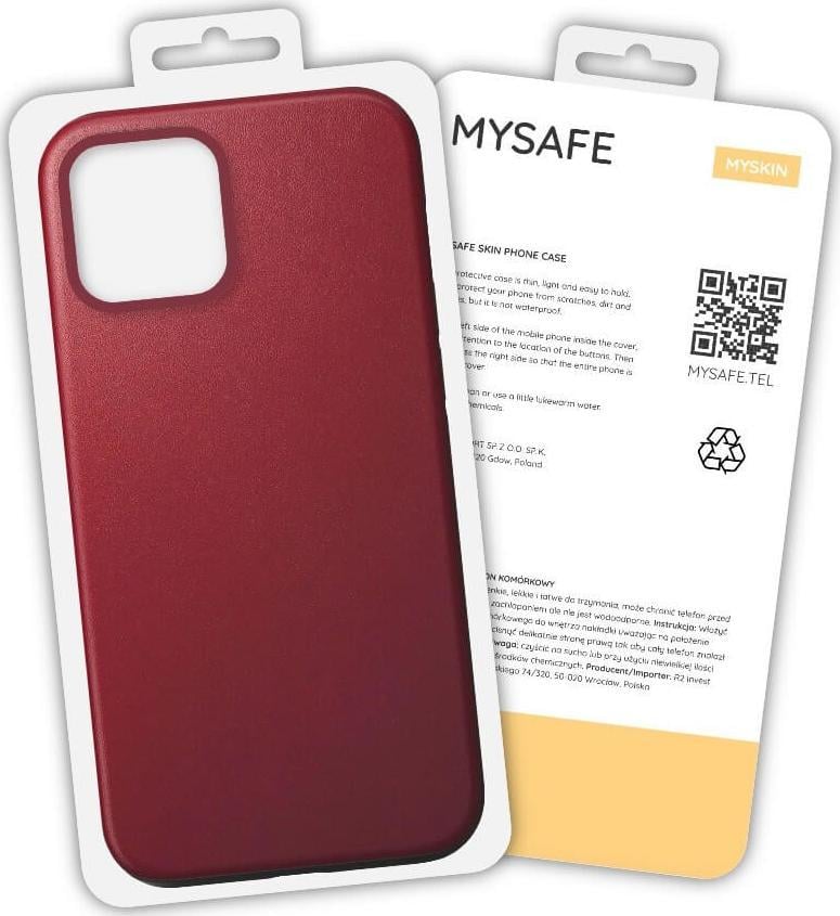 Mysafe HAZ MYSAFE SKIN IPHONE 13 PRO MAX BURGUNDY BOX