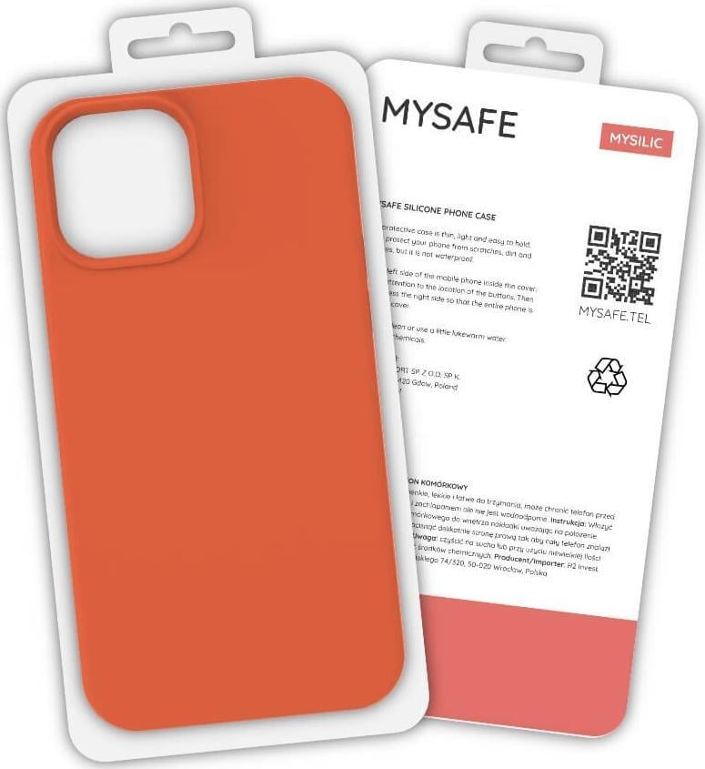 Mysafe CUTIE SILICON MYSAFE IPHONE 12/12 PRO ORANGE