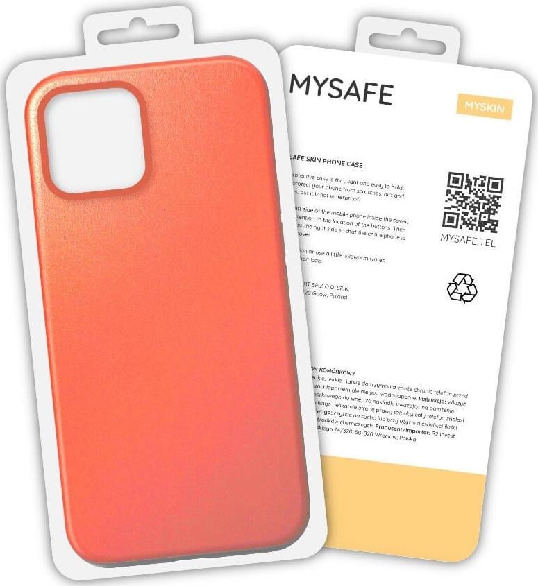 Mysafe MYSAFE SKIN CUTIE IPHONE 12 MINI PORTOCALIE