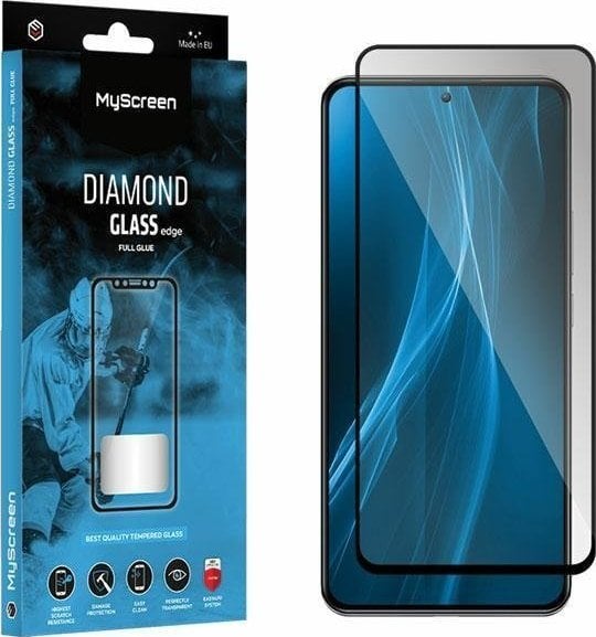 Protector MyScreen Sticlă temperată MyScreen Diamond Glass Edge FG Oppo A98 5G negru/negru Lipici complet