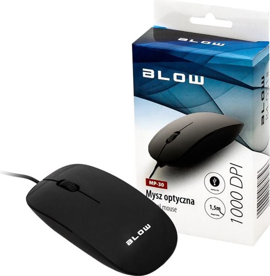 Mouse USB BLOW, MP-30, 1000DPI, Negru