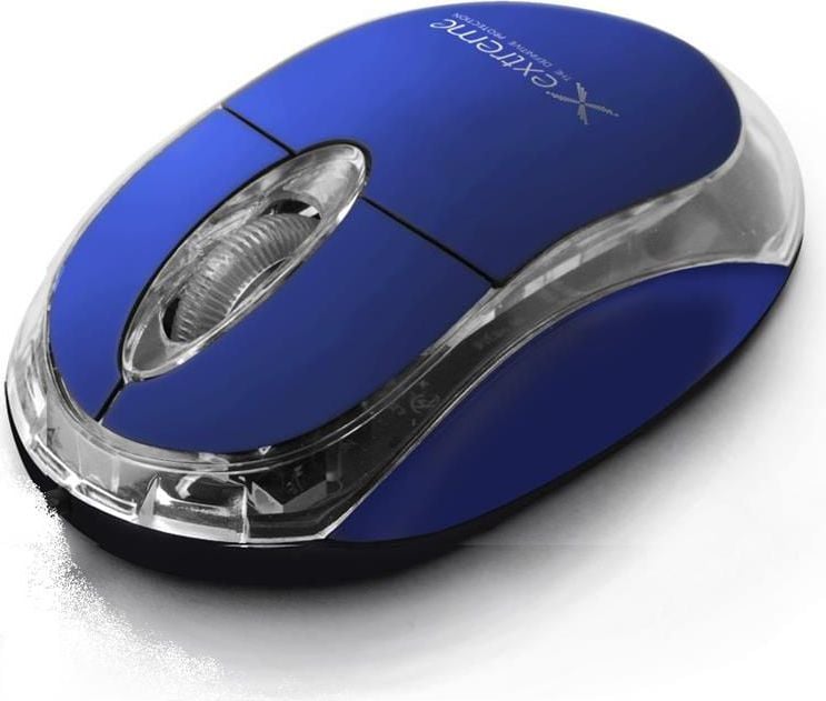 Mouse Esperanza Extreme XM105B, Wireless, Optic, USB, 3 butoane, 1000 DPI, Albastru