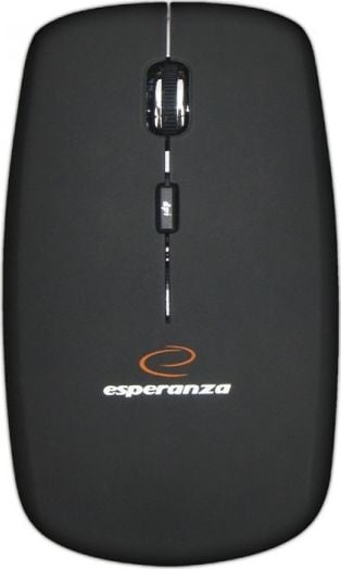 Mouse Esperanza Saturn EM120K, Optic, Wirelless, USB, fara fir, 1000 DPI, Negru