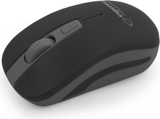 Mouse Esperanza URANUS EM126EK, Optic, USB, Wireless, 1600 DPI, 4 butoane, Negru-Argintiu
