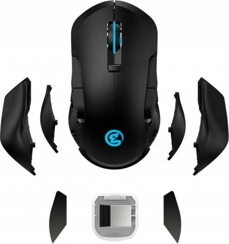 Mouse pentru jocuri GameSir, 2.4 GHz, 16000 dpi, Negru