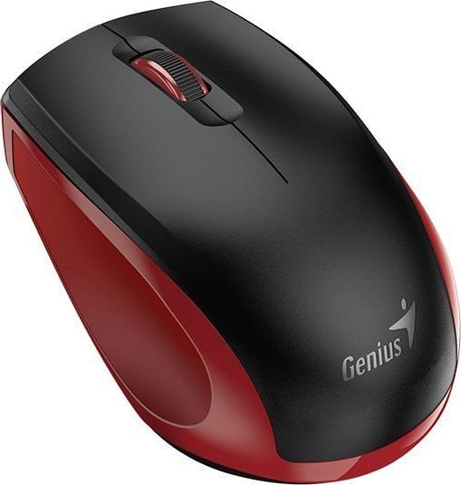 Mouse Genius Mouse Genius NX-8006S, 1600 DPI, 2,4 [GHz], optic, 3 fps, USB fără fir, negru și roșu, AA