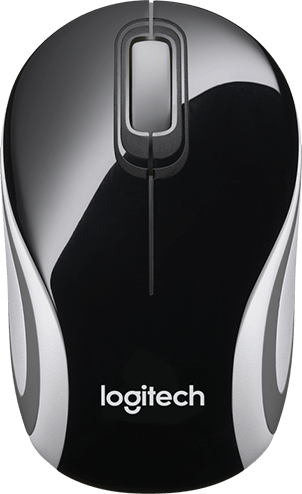 Mouse Logitech Mini M187 910-002731, Optic, fara fir, USB, 1000 DPI, Negru