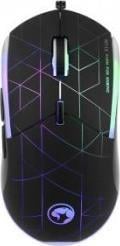 Mouse gaming - Mouse Marvo M115, 4000DPI, optic, usb, iluminare cu 7 culori, negru